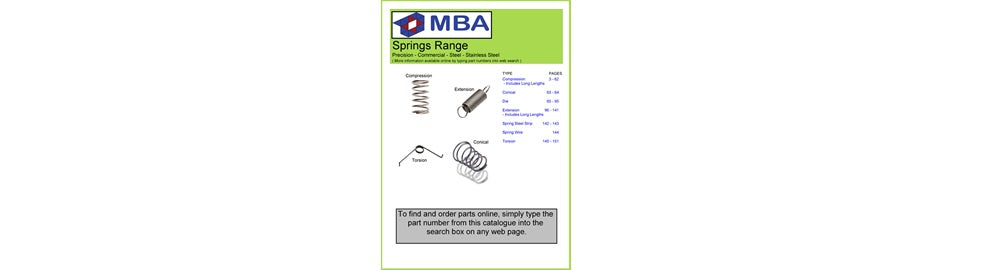 Free Springs & Wire Catalogue