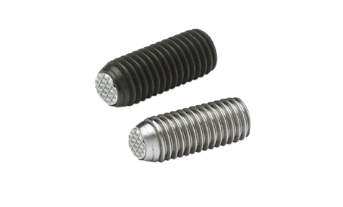 Socket Set Screws - Diamond Knurled Tip
