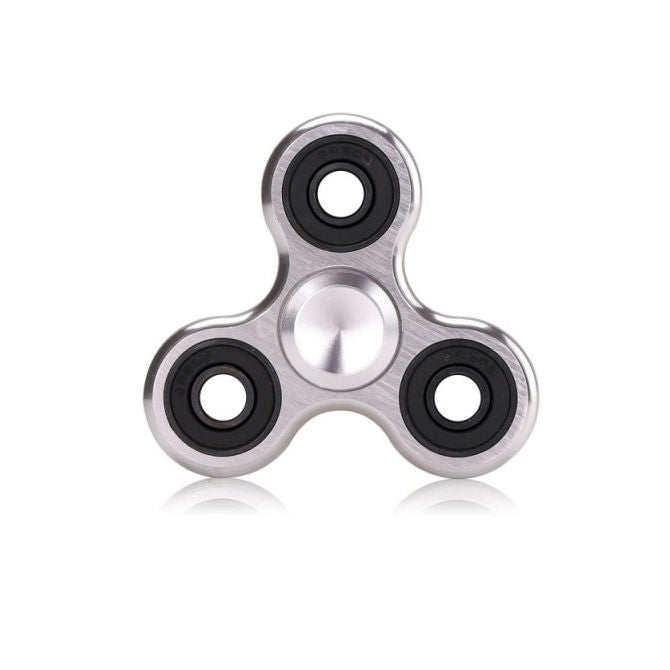 1228046 | FIDGET-SPINNER-AL-SI --- Promotional Items - Fidget Spinner - Silver Aluminium Body - Free running - Aluminium Body Game