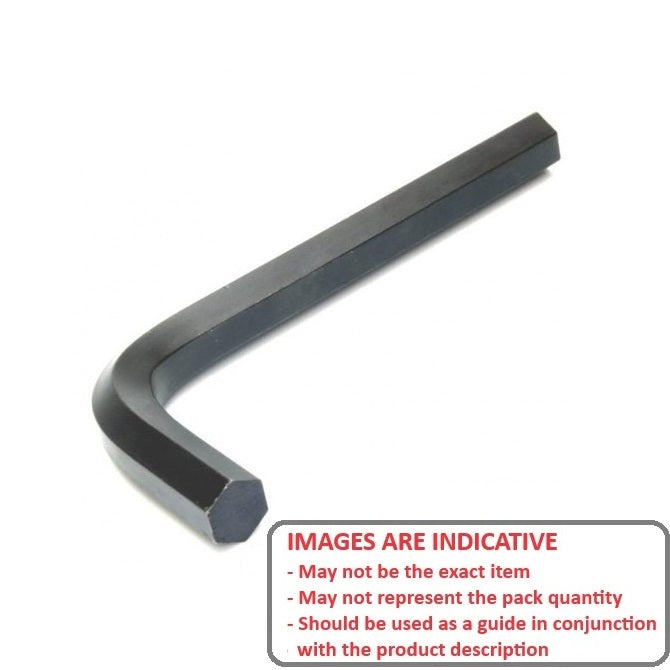 1037009 | HK-0127-S (5 Pcs) --- Keys and Screwdrivers Tools - 1.27 mm Short Arm Hex Keys - Carbon Steel Hex Key