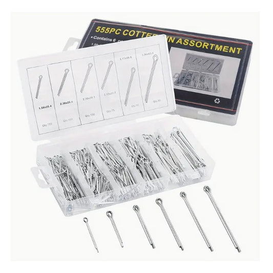 Small Parts Assortment Kits - Selection Split Pins 200 - 304 Grade Stainless Steel Imperial Cotter Pins - Stainless Steel 304 Similar to A2, 18-8 HRB80