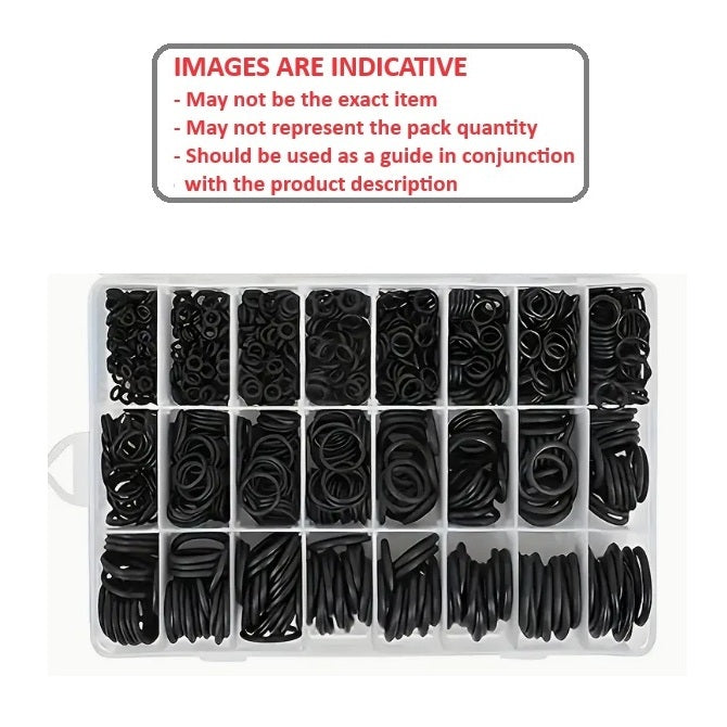 1128233 | AST-ORI-M-1200 --- Small Parts Assortment Kits - Selection O-Rings 1200 - Metric Range - Nitrile Rubber