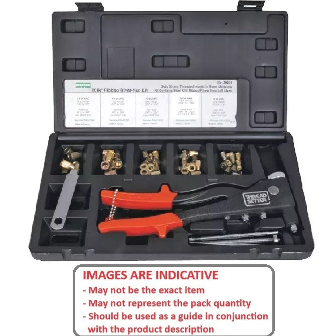 1135420 | AST-RIV-I-NUT-0062 --- Small Parts Assortment Kits - Selection Inserts 62 - Thread Sert Rivet Nuts, Tool and Mandrels - Steel