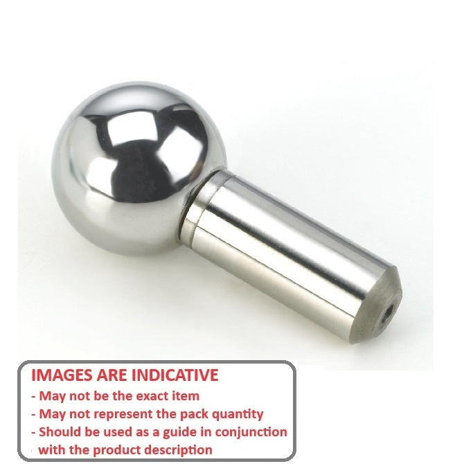 1118727 | BLTO-01905-CS-2P --- Tooling Balls - 19.05x9.525x31.75 mm Two Piece - Carbon Steel