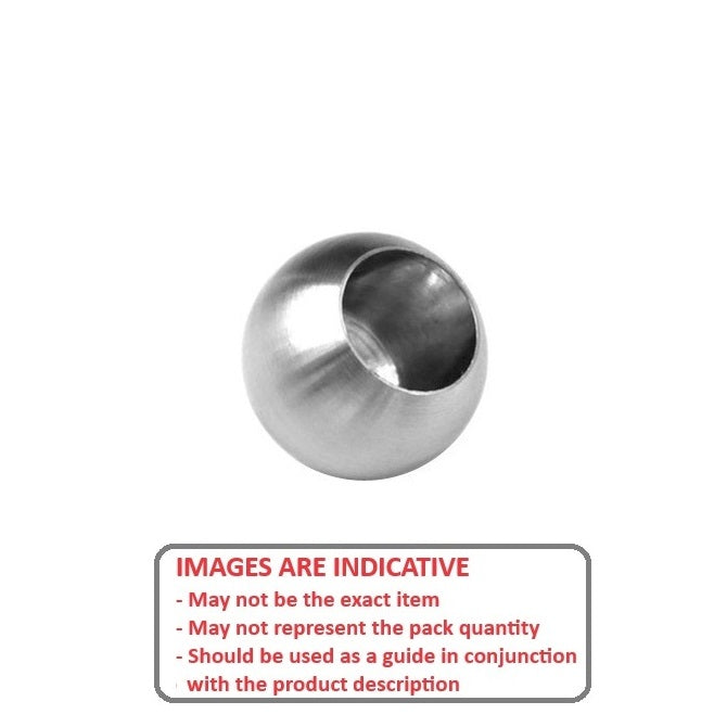 1075927 | BLB-00794-00300-SUJ --- Bored Balls - 7.938x3x6 mm - Chrome Steel Ball