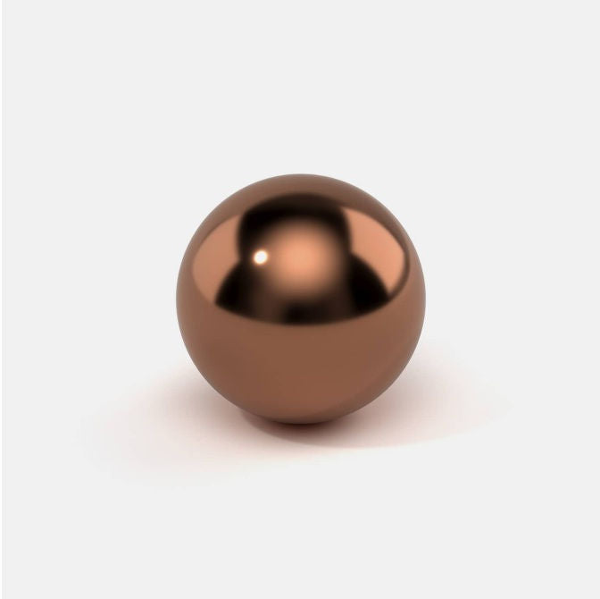 1075882 | BL-00794-COP-G500 (10 Pcs) --- Metallic Balls - 7.938 mm Copper - AFBMA Grade 500 Ball
