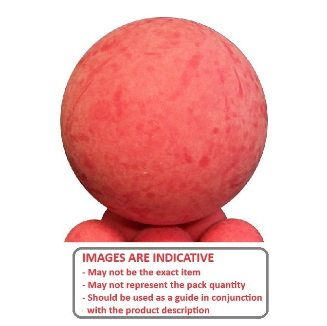 1149419 | BL-03810-R40D (40 Pcs) --- Rubber Balls - 38.1 mm Santoprene Rubber - Grade III Santoprene 40D Ball
