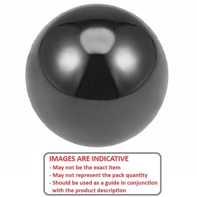 1043503 | BL-00300-SN-G10 (10 Pcs) --- Ceramic Balls - 3 mm Si3N4 - AFBMA Grade 10 Silicon Nitride