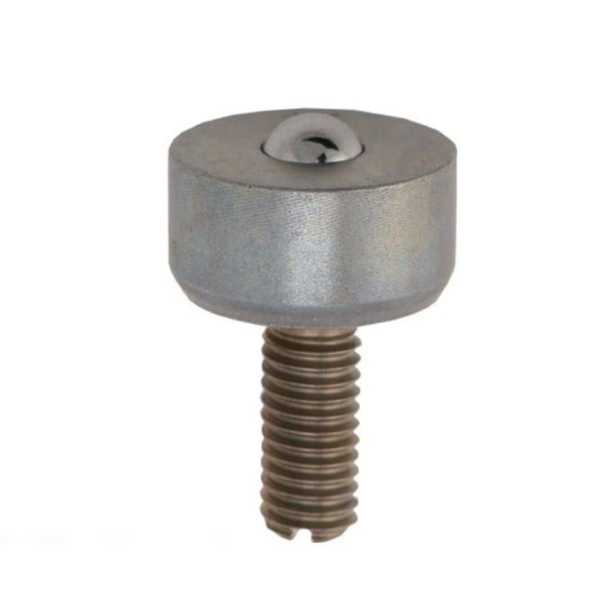 1089072 | BTU0010-006-TS-BA --- Screw Stem Ball Transfer Units - 10 kg - 6x8 mm Brass and Aluminium - Stainless Steel AISI 440C and Aluminium