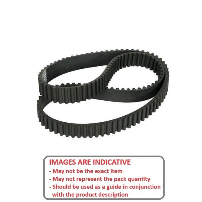 1201544 | B-020G-0169-0060-NFB --- Timing 2mm Pitch Belts - 169 tooth - 338x6 mm - Nylon Covered Neoprene Rubber with Fibreglass GT2 or Carbon Fibre GT3 Cords Belt