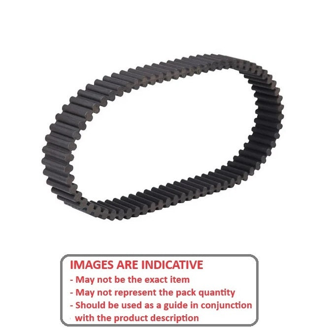 1173124 | BD-080G-0070-0200-NFB --- Timing 8mm Pitch Belts - 70 tooth - 560 mm - 20 - Nylon Covered Neoprene Rubber with Fibreglass GT2 or Carbon Fibre GT3 Cords Belt