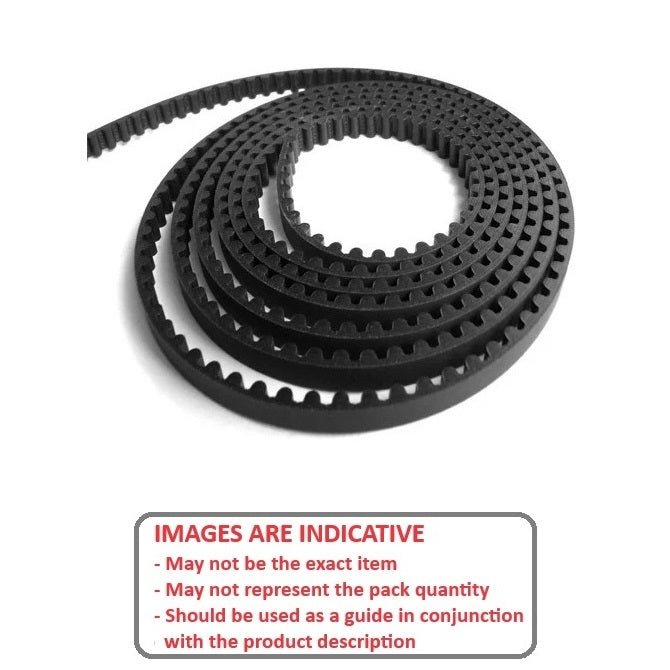 1060811 | B-050G-ST-0090-NF (4 Pcs) --- Timing Lengths Belts - 5x9 mm - GT 5mm - Nylon Covered Neoprene Rubber with Fibreglass Belt