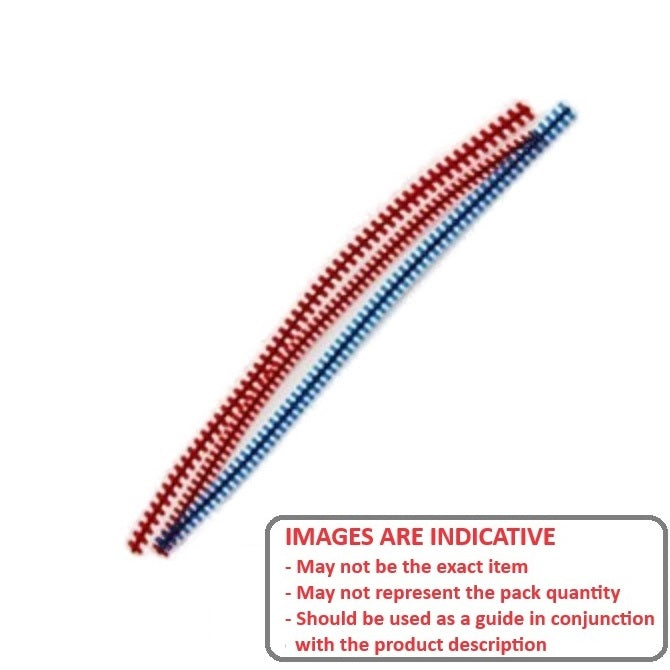 1216624 | PDBS040-0439-S (2 Pcs) --- Posi-Drive Belts - 438.9 mm - 4.6 kg - 183 4.00 mm Circular Pitch Single Core - Molded Polyurethane / Stainless Steel Belt