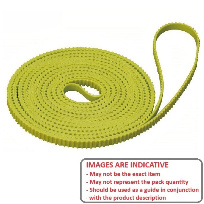 1213770 | B-40D-0324-0064-PPY --- Inch Timing Belts - 324 tooth - 671.652x6.4 mm 2.073mm Pitch 40DP - Polyurethane with Polyester Cords Belt
