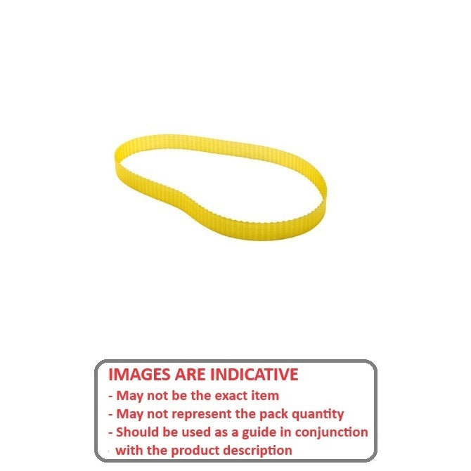 1180115 | B-40D-0085-0048-PPY (2 Pcs) --- Inch Timing Belts - 85 tooth - 176.205x4.8 mm 2.073mm Pitch 40DP - Polyurethane with Polyester Cords Belt