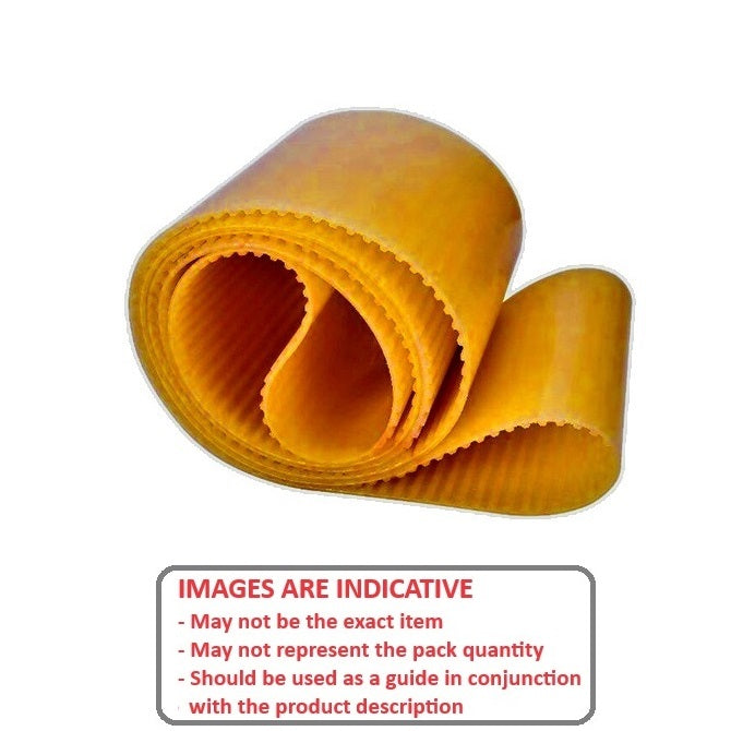 1193948 | B-100A-0128-0500-PSA --- Timing 10mm Pitch Belts - 128 tooth - 1280x50 mm AT10 - Polyurethane with Steel Cords Belt