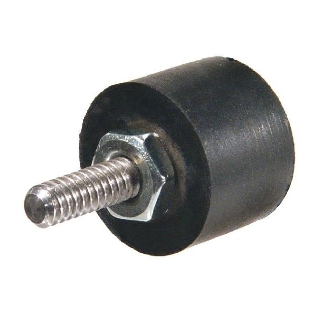 Cylindrical Male Thread Bumpers - 19.05x15.875 mm - 10-24 UNC -4.76mm- - Polyurethane