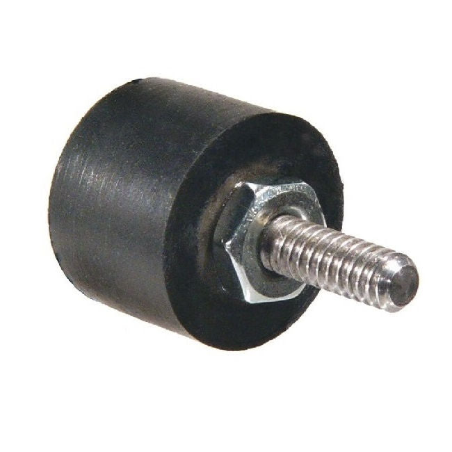 1118906 | FRB-31RS --- Cylindrical Male Thread Bumpers - 19.05x15.875 mm - 10-32 UNF - 4.76mm - Standard - Neoprene Rubber Bumper