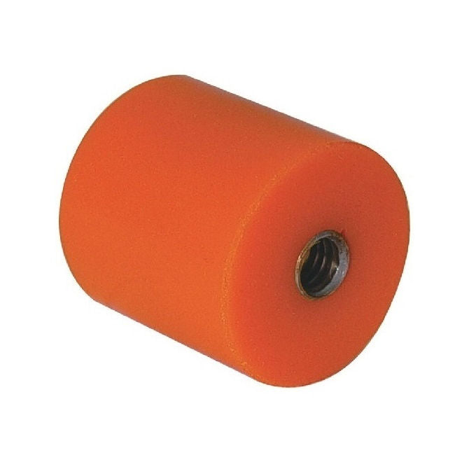 1161372 | AU-813RS (4 Pcs) --- Cylindrical Female Thread Bumpers - 50.8x31.75 mm - 3/8-16 UNC - 9.53mm - - Polyurethane Bumper
