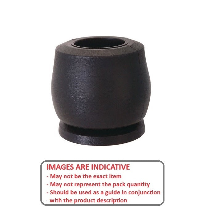 1228921 | GBA-20RS --- Elastomer Bumpers - 84500 N - 101x115.8 mm Axial - Elastomer Bumper