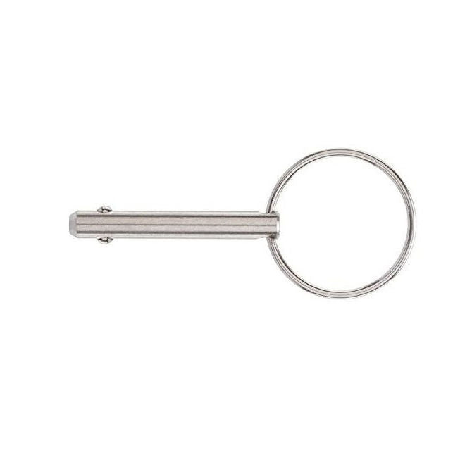 1056406 | BLP-048-0254-K2-S4 --- Ball Lock Pins - 4.76x25.4 mm - 304 Stainless Steel Keyring Style Pin