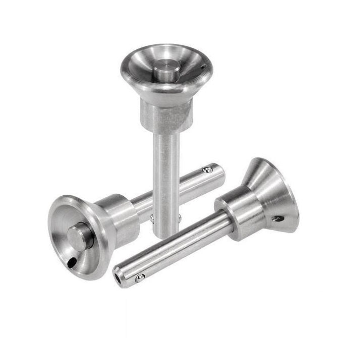 1056223 | BLP-048-0127-MRE-S4 (10 Pcs) --- Ball Lock Pins - 4.76x12.7 mm - 304 Stainless Steel Marine Style Pin