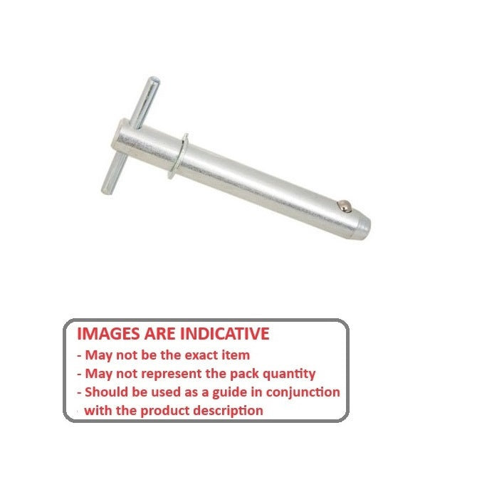 1056229 | BLP-048-0127-TSH-C --- Ball Lock Pins - 4.76x12.7 mm - Carbon Steel Shoulder Type Pin