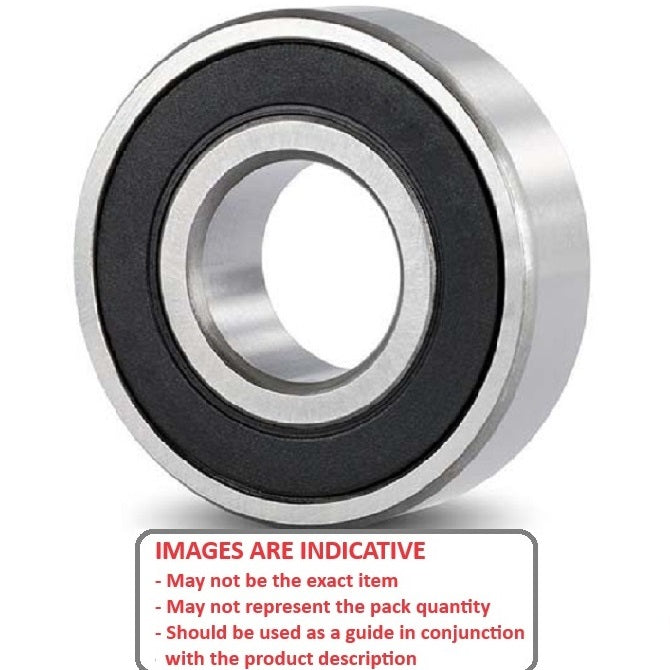 1115439 | 6003-2RS --- Single Row Ball Bearings - 17x35x10 mm - Chrome Steel SAE 52100