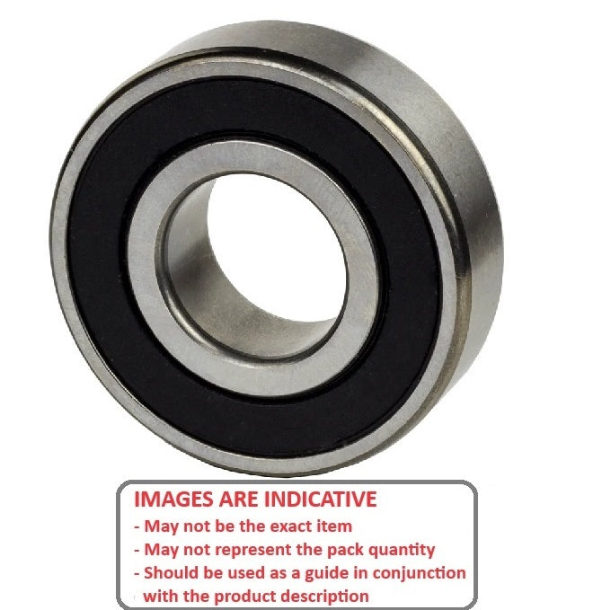 1091501 | 6000-2RS-N-ECO --- Single Row Ball Bearings - 10x26x8 mm with Snap Ring - Chrome Steel SAE 52100 Bearing