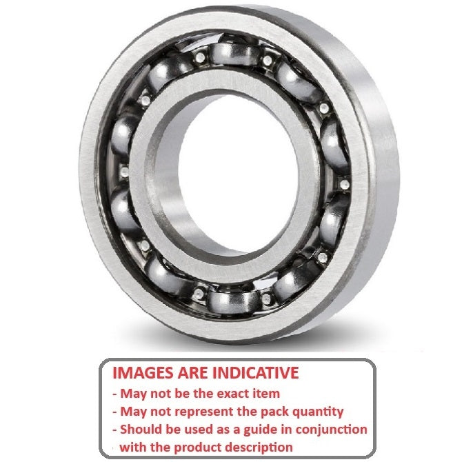1108097 | S304-6002 --- Single Row Ball Bearings - 15x32x9 mm Unflanged - Stainless Steel 304 Similar to A2, 18-8 HRB80