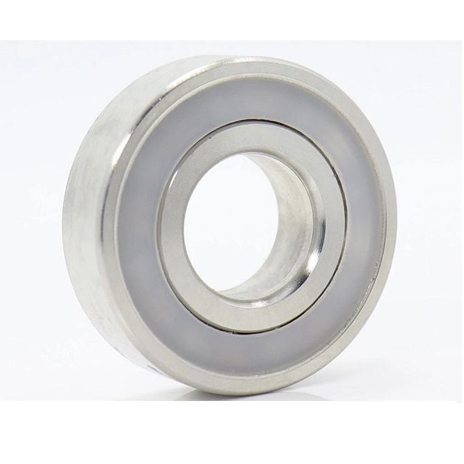 1115433 | S316-6203-2PE (10 Pcs) --- Single Row Ball Bearings - 17x40x12 mm Unflanged - Stainless Steel 316 Similar to A4, 18-10