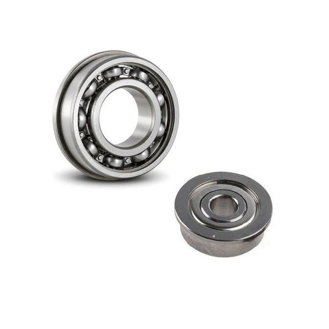 1058408 | SFR166-ZS-MC34-GR5-R-G48 (20 Pcs) --- Single Row Ball Bearings - 4.763x9.525x3.175 mm Flanged - Stainless Steel AISI 440C Bearing