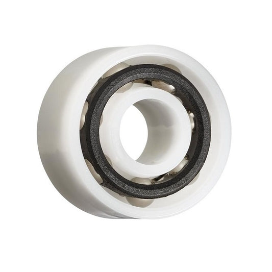 Plastic Bearings - 6.35x15.875x9.525 mm - Acetal with Stainless 316 Balls