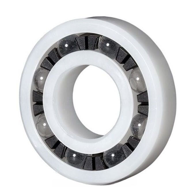 1102052 | P-R12216-AGL --- Plastic Bearings - 12.7x34.925x11.113 mm - Acetal with Glass Balls Bearing