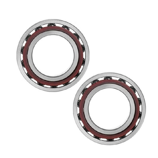 Angular Contact Bearings - 12x32x10 mm - Chrome Steel SAE 52100 - High Speed Phenolic Cage