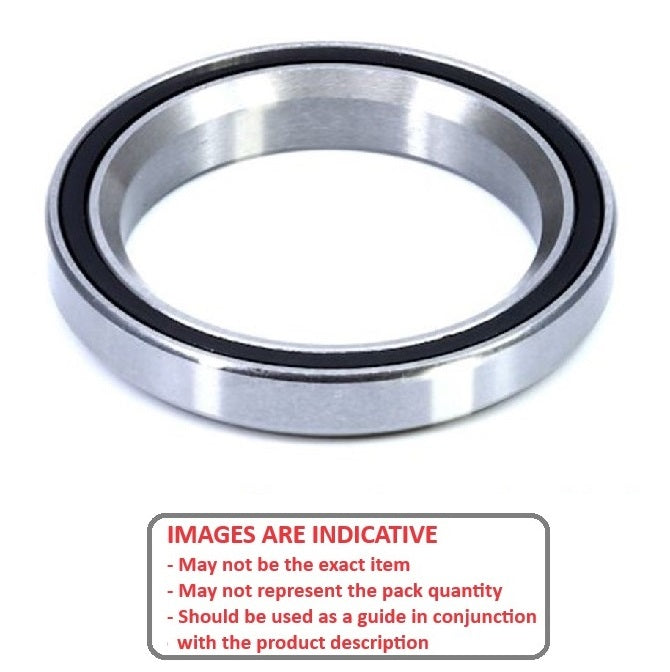 1151998 | 6808-CEP-45-2RS-ECO --- Single Row Ball Bearings - 40x52x7 mm Chamfered Edges - Chrome Steel SAE 52100 Bearing