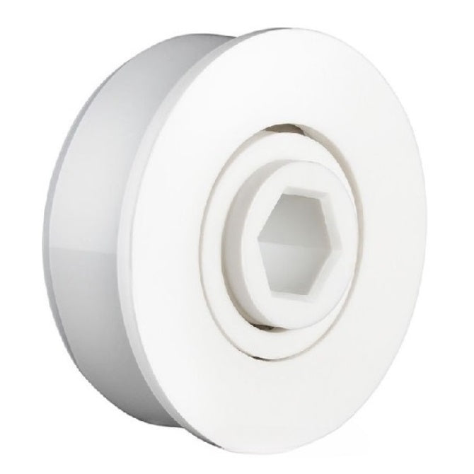 Conveyor Bearings - 17.45x52.22x17.78 mm / 23.62 mm - Polypropylene Races with Stainless Steel 316 Balls