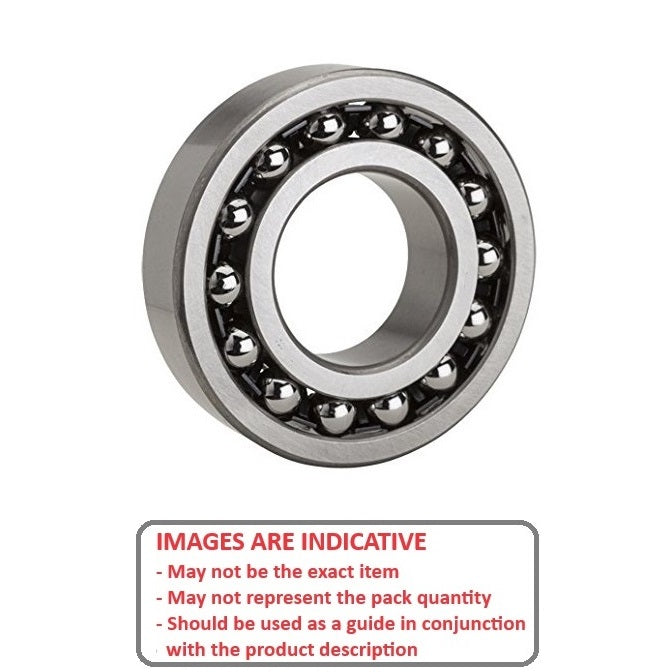 1132193 | S316-5205 --- Double Row Ball Bearings - 25x52x20.63 mm Semi Precision - Stainless Steel 316 Similar to A4, 18-10