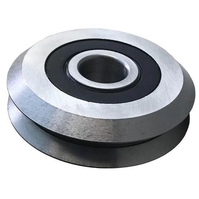 1054204 | SMR59.94415-YY-VP-9.652 --- Plain Guide Wheels Dual Vee - Size Reference 4 - 59.944x19.05 mm - Stainless Steel AISI 440C Wheel
