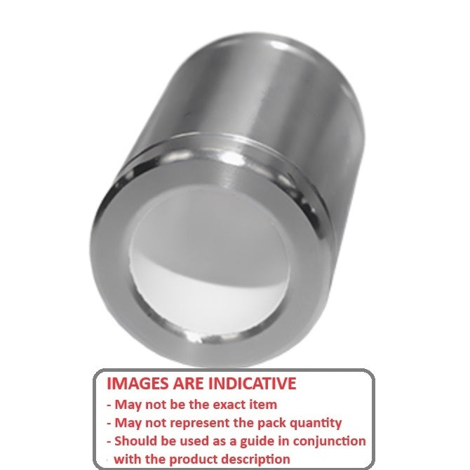 1134813 | LCP-0254-040-057-SP --- Sliding Bearings Linear - 25.42x39.69x57.15 mm - Stainless Steel with PTFE Bearing