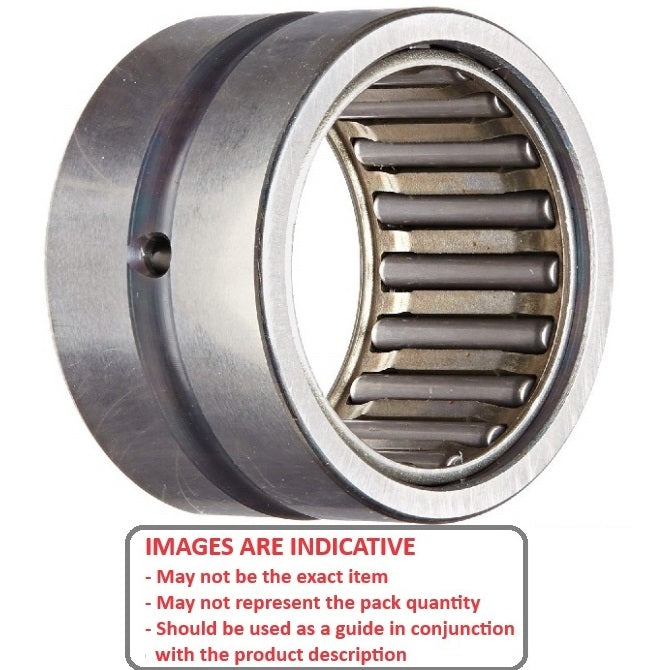 1131723 | NM-0250-0370-0170-O-2RS --- Needle Roller without Inner Ring Bearings - 25x37x17 mm / 2090 Kgf Machined - Chrome Steel Bearing