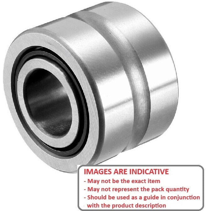 1066652 | NMI-0060-0150-0100 --- Needle Roller with Inner Ring Bearings - 6x15x10 mm Machined - Chrome Steel Bearing