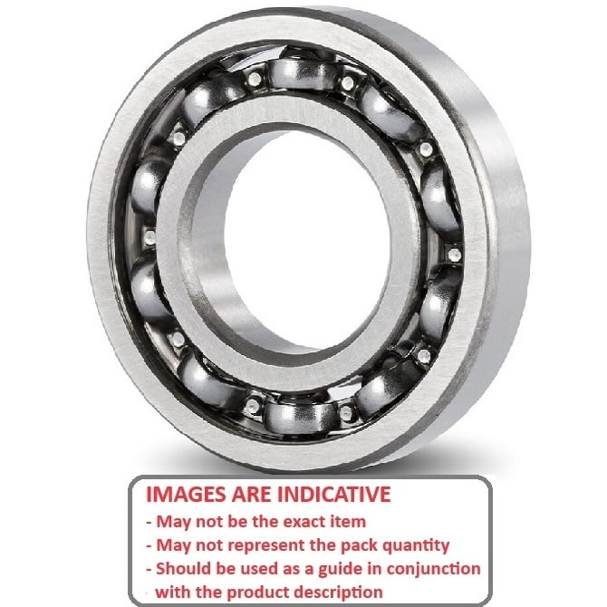 1043713 | MR82X-MC3-AF12 (20 Pcs) --- Single Row Ball Bearings - 2.5x8x2.5 mm - Chrome Steel SAE 52100