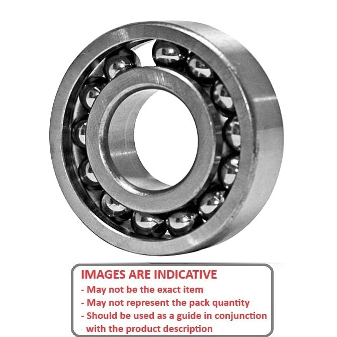 1097453 | 6801-FC-ECO (2 Pcs) --- Single Row Ball Bearings - 12x21x5 mm Unflanged - Chrome Steel SAE 52100 Bearing