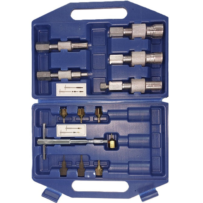 General Tools - Puller Kit For Removing Bearings 3mm to 32mm Outside Diameter - The easy travel case will keep all of your chucks organized - Steel in Plastic Box