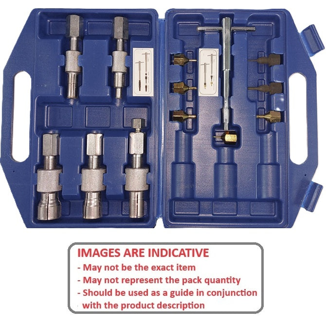 1228228 | Puller-Bearing-Set --- General Tools - Puller Kit For Removing Bearings 3mm to 32mm Outside Diameter - Comes in a convenient travel case - Steel in Plastic Box Puller Set