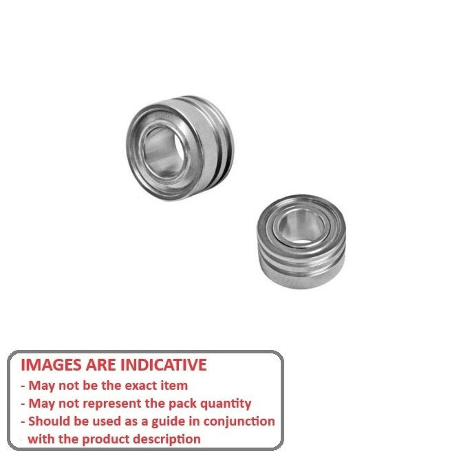 1074833 | S687J-D55-ZZS-T9H (Each) --- Dental Applications Bearings - 7x14x7.5 mm - Stainless Steel or Polyamide Cage Replacement