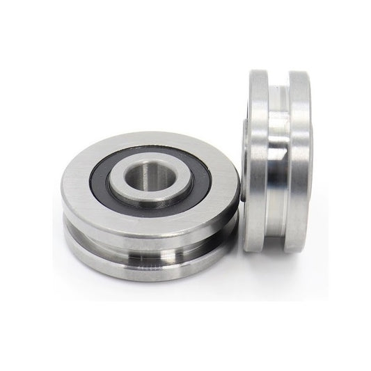 Grooved OD Bearings - 4x13x4 mm - Stainless Steel AISI 440C