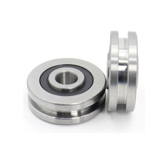 Grooved OD Bearings - 4x11x4 mm - Stainless Steel AISI 440C