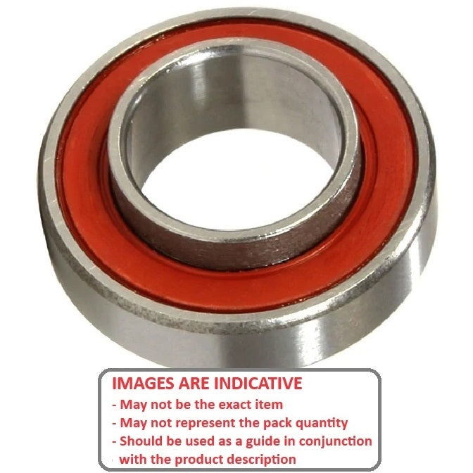 1083919 | W629-2RS-MC3 --- Single Row Ball Bearings - 9x26x8 mm / 12.624 mm Unflanged - Chrome Steel SAE 52100 Bearing